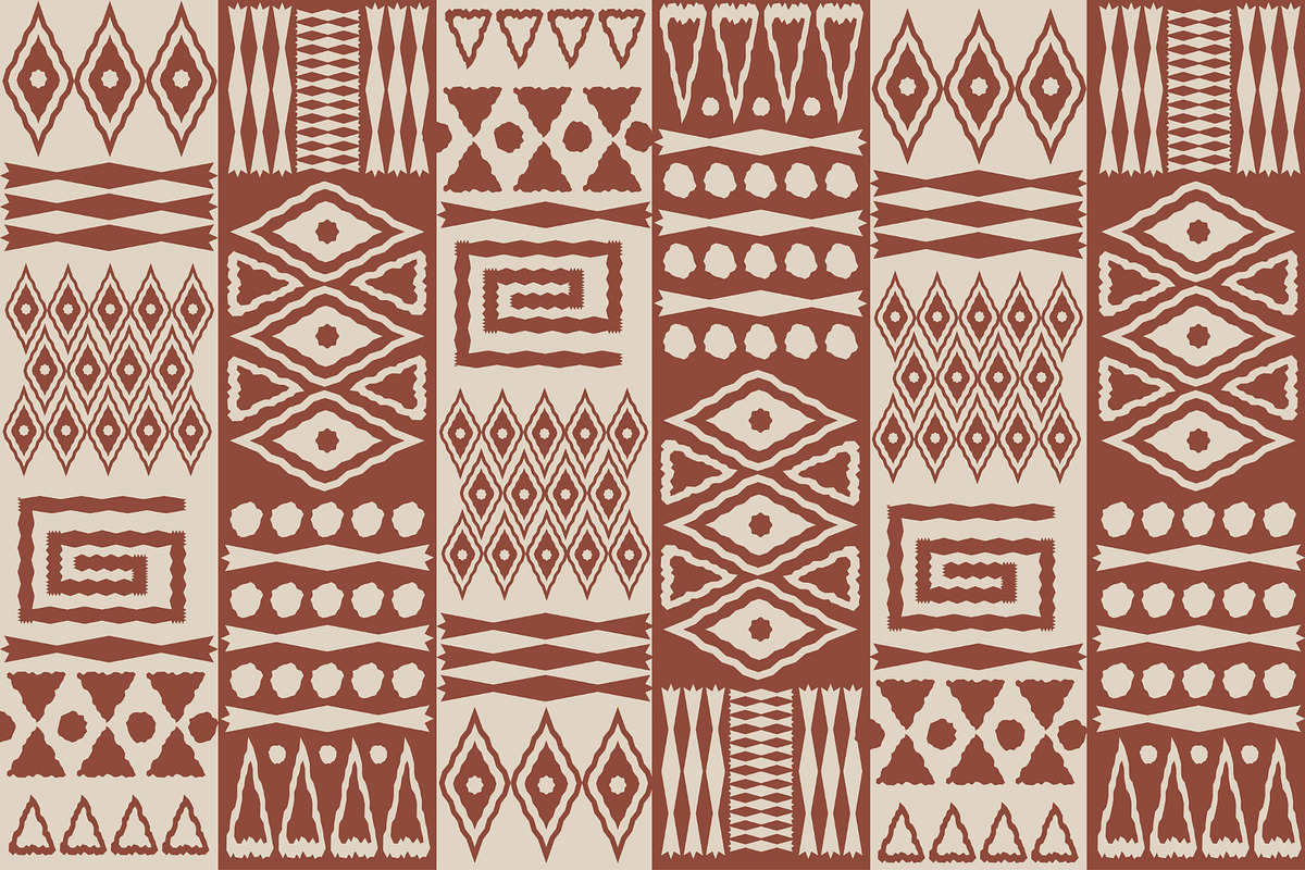 Tribal style pattern, a Pattern Graphic by ThaiByGaew