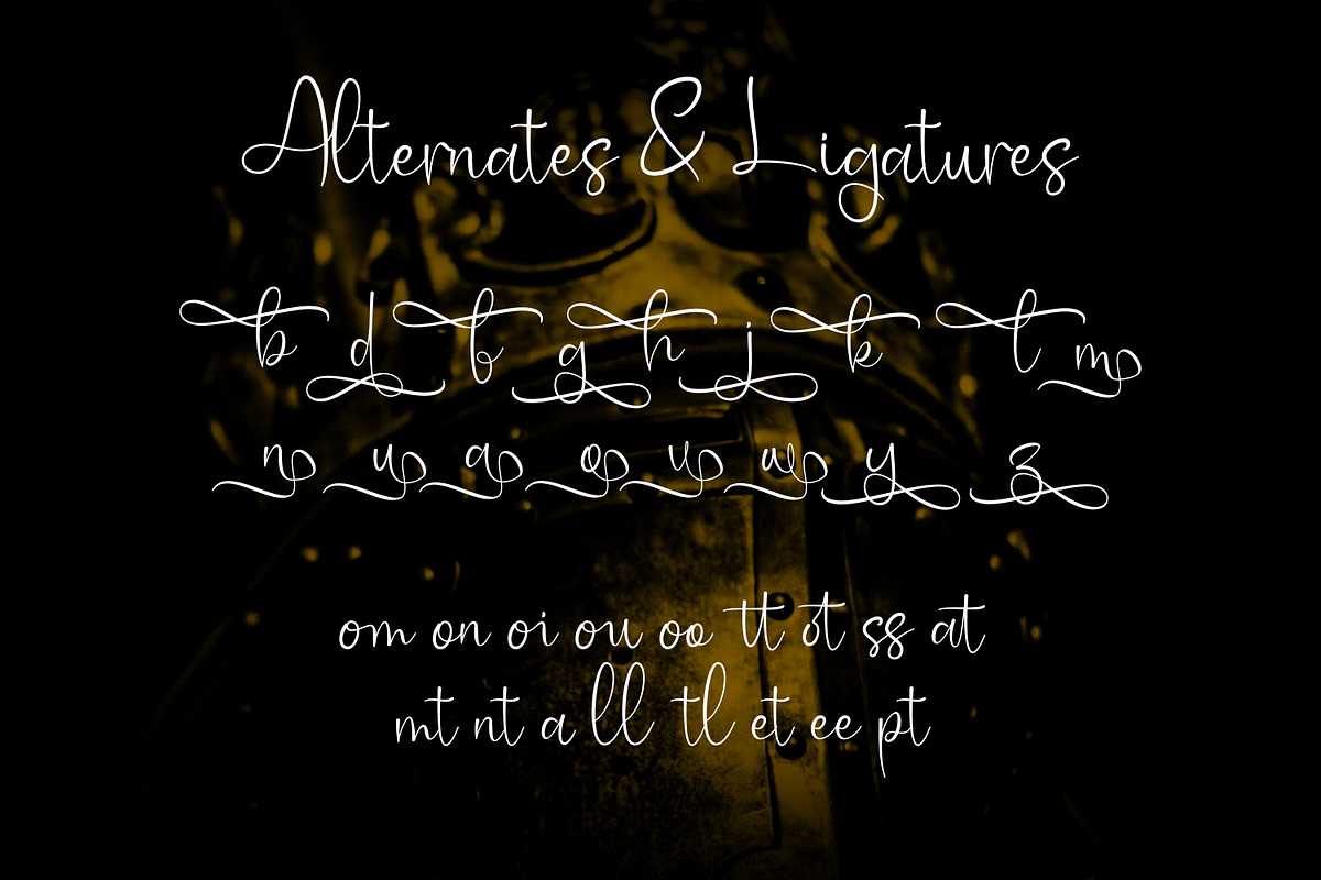 Boykwet Script - Stylish Font, a Script Font by Favo Write (Photo 12 of 13)