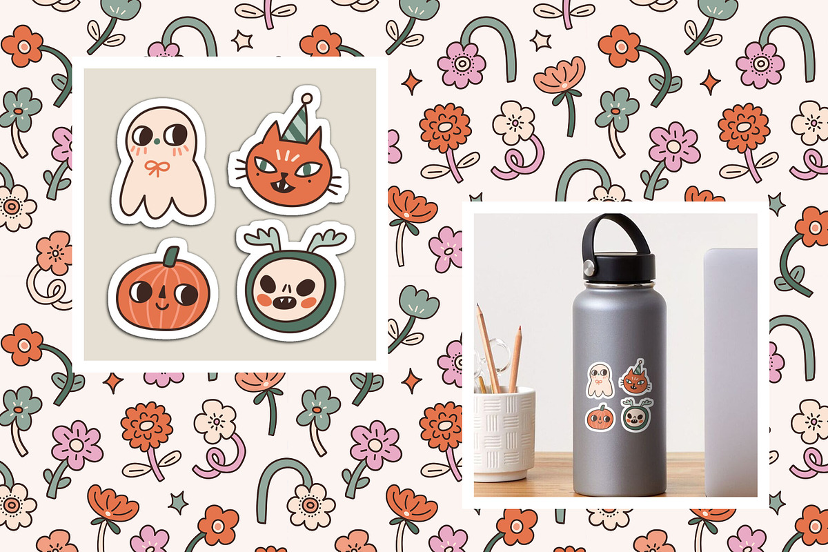 Halloween party collection, a Pattern Graphic by Alenkakarabanova (Photo 2 of 6)