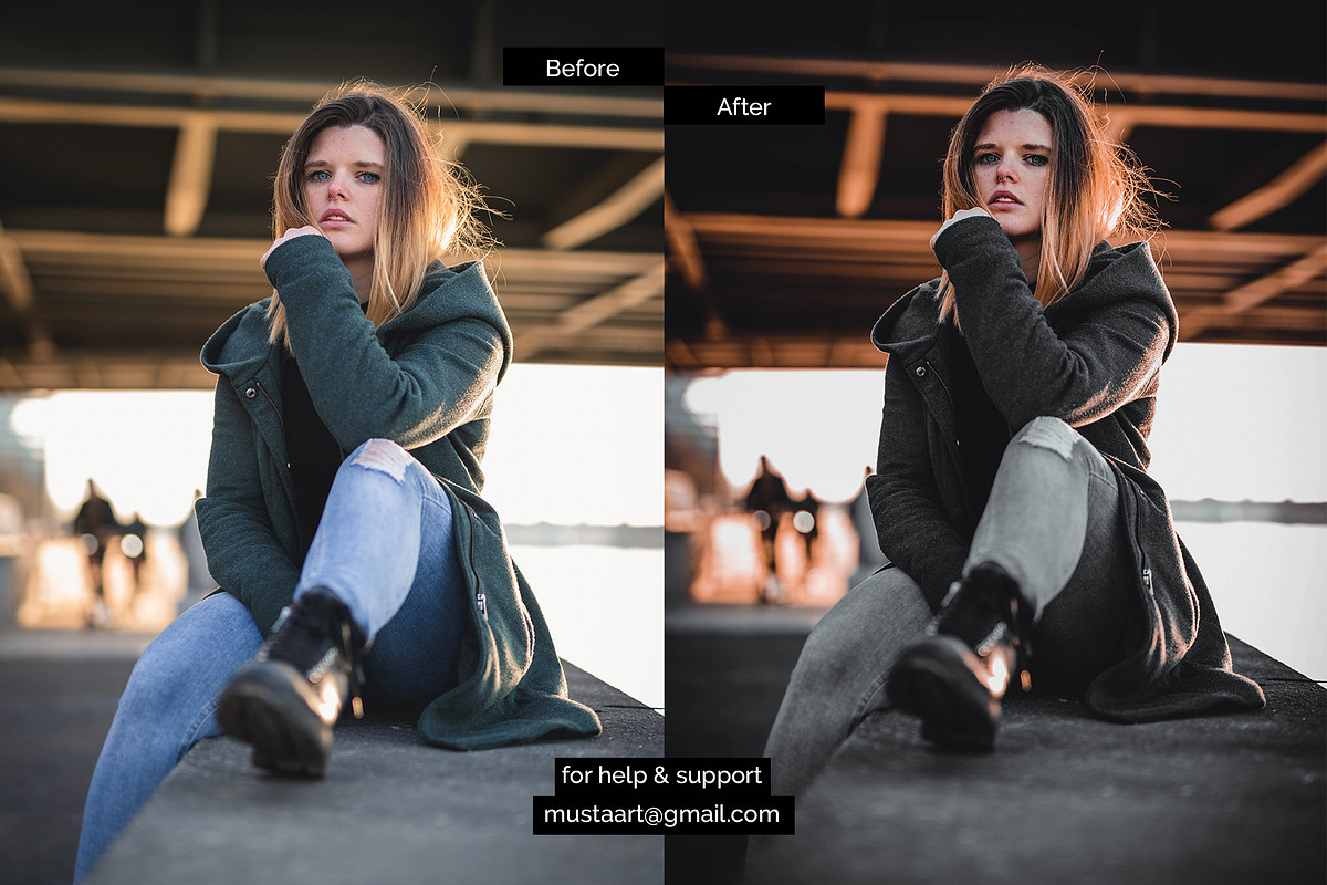 Black x Orange - Urban CR Filter, an Action Add-On by MustaART (Photo 7 of 15)