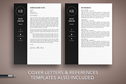 Modern Resume Template CV Word/Pages, a Resume Template by The Creative Resume (Thumbnail 4 of 8)