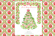 Oh So Merry Christmas Red White Bow, a Graphic by LABFcreations (Thumbnail 7 of 7)