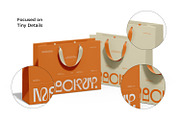 Euro Paper Tote Shopping Bag Mockup, a Packaging Mockup by RamStudio2 (Thumbnail 7 of 16)
