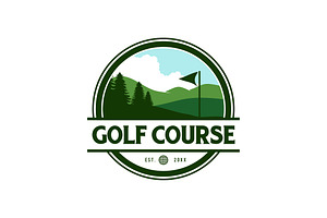 Golf Course Logo Template