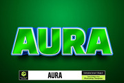 Aura Text Effect, a Layer Style Add-On by iDoodle Studio (Thumbnail 1 of 4)