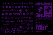 Impeldown Display Font & Symbols, a Symbol Font by Tegh co. (Thumbnail 11 of 12)