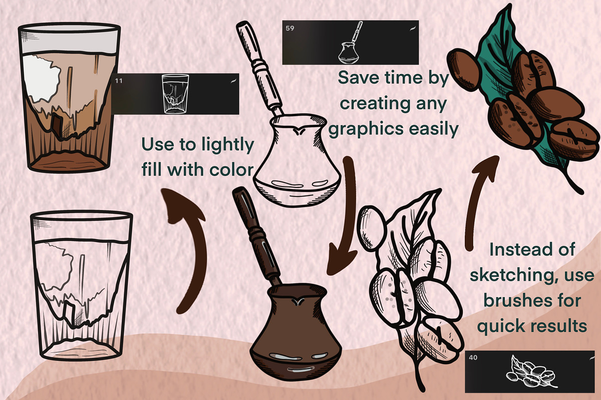 Coffee Digital Stamps, a Graphic by Favorites_Art (Photo 11 of 15)