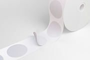 Round Sticker Roll Mockup, a Product Mockup by McLittle Stock (Thumbnail 2 of 2)