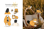 Whimsical Reading: Doodle & Cliparts, a Decorative Illustration by Heartwarming Art (Thumbnail 4 of 9)