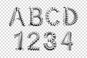 Bones 3D Font, a Font by Loudoun Design Co. (Thumbnail 6 of 6)
