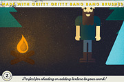 Procreate Texture Brush Pack, a Brush Add-On by Zach Terrell Design (Thumbnail 2 of 4)