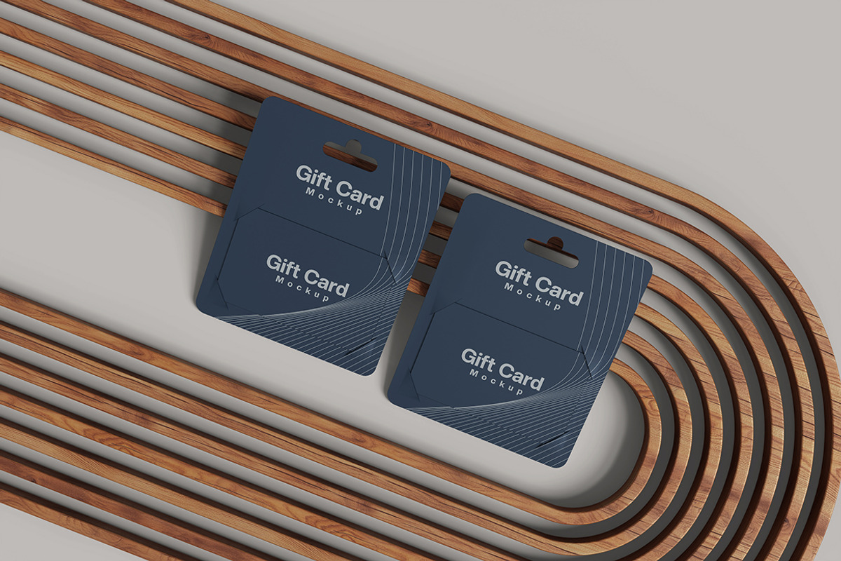 Gift Card Mockup, a Product Mockup by MrLetters (Photo 3 of 5)