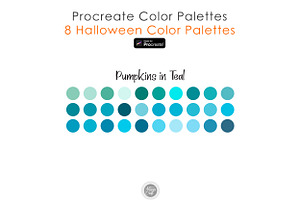 Halloween Procreate Color Palette