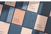 Cards & Envelopes Mockups Scene, a Print Template by Custom Scene (Thumbnail 7 of 19)