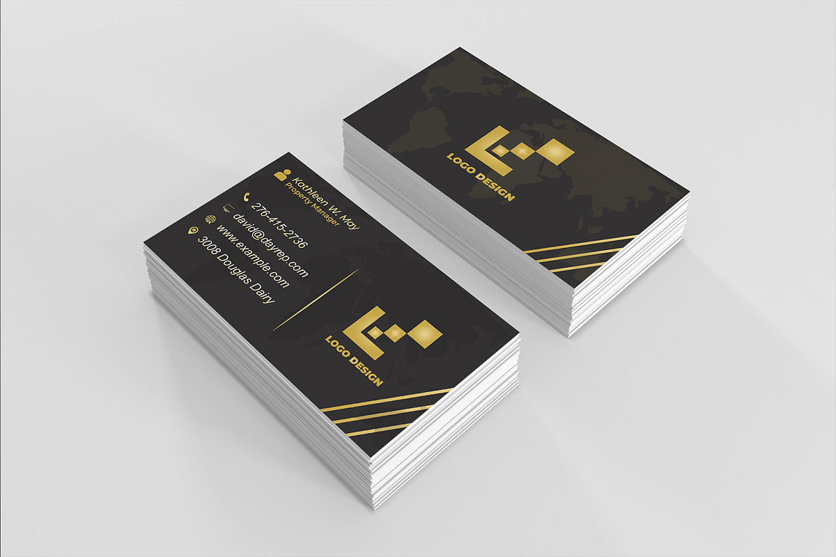 Luxury Corporate Business Card preview 2