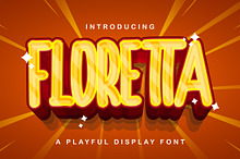 FLORETTA - Playful Display Font
