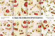 Vintage Cake Logo Set, a Food Illustration by Artflorara (Thumbnail 7 of 9)