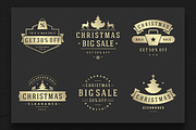 30 Christmas Sale Labels and Badges, a Branding & Logo Template by Vasya Kobelev (Thumbnail 8 of 20)