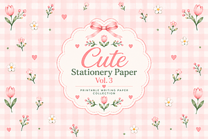 Cute Stationery Paper Vol.3