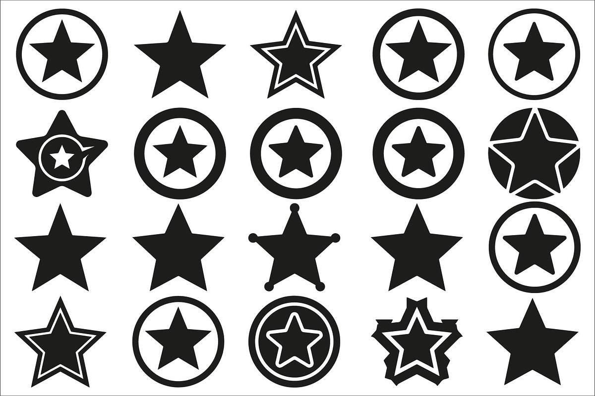 Modern star icon vector logo design, an Illustration by Amazin_art (Photo 1 of 21)
