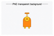 Luggage and travel bag icons set, a Graphic by Designfour (Thumbnail 4 of 6)