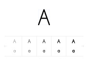 Simpl-eX [Sans Serif Font+Grid+TPL], a Sans Serif Font by 103cia (Thumbnail 3 of 5)