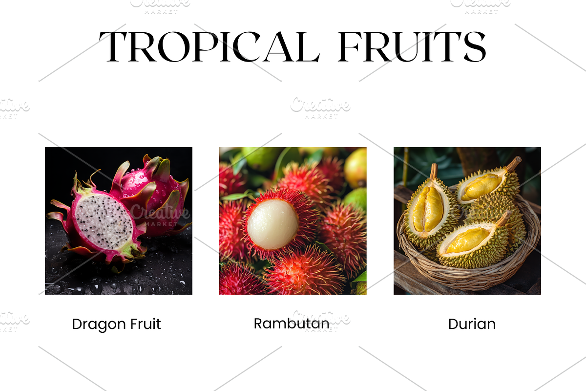 Tropical Fruits Stock Images, Mango, a Food & Drink Photo by BrushstrokeArtGB (Photo 2 of 5)