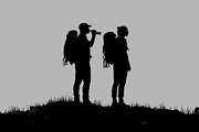 Hiker and Mountain Bundle, an Illustration by Creativeshirt (Thumbnail 7 of 21)