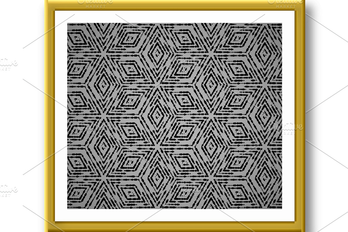 Abstract geometric pattern. A, a Decorative Illustration by RODINA (Photo 2 of 3)