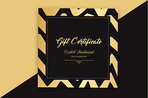 Photographer Gift Certificate-V12