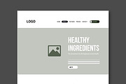 Wireframe Landing Page, a Landing Page Template by MightyDesign (Thumbnail 2 of 8)