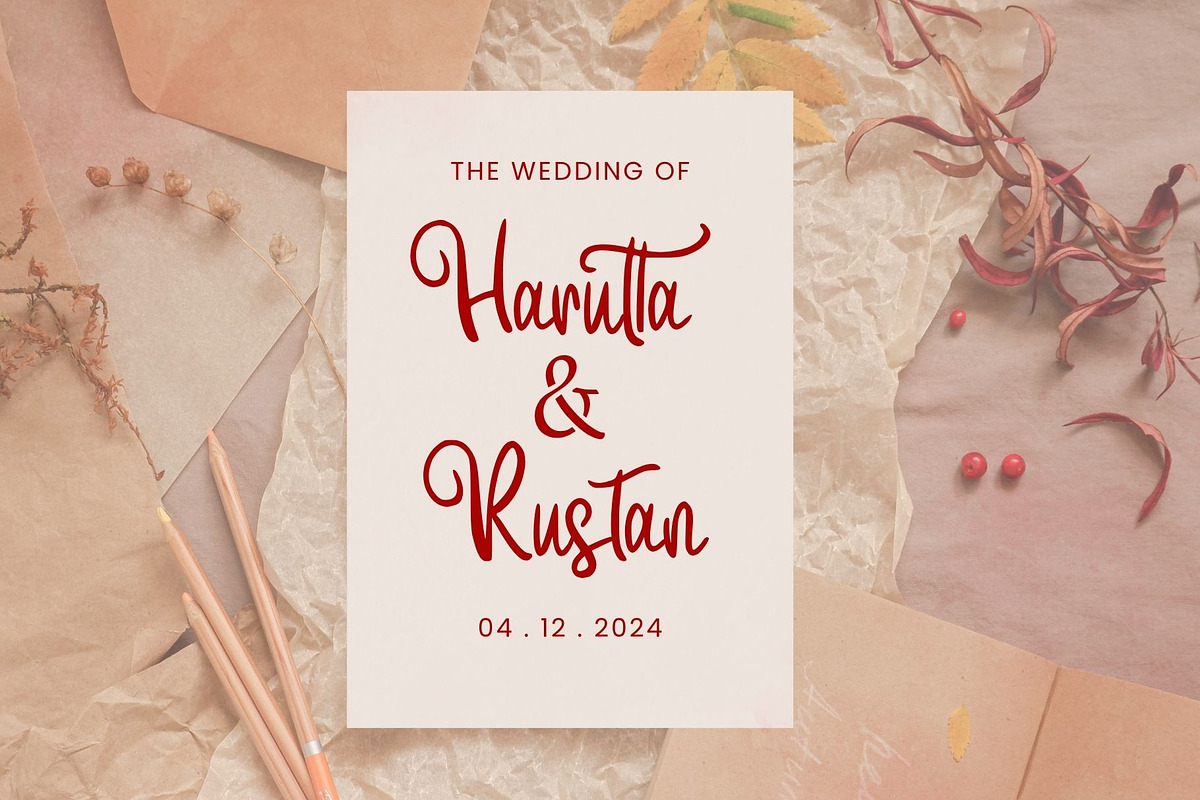Hearttum, a Handwritten Font by alifryanzulfikar (Photo 3 of 7)