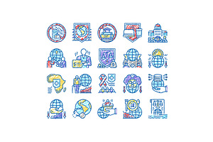 Social Public Problems Worldwide, an Object Illustration by pikepicture