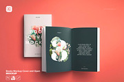 Books Mockup Cover and Open, a Books & Magazine Mockup by Custom Scene (Thumbnail 1 of 8)