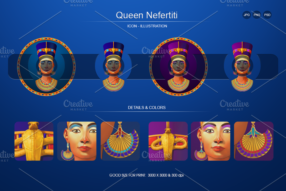 Queen Nefertiti, an Icon by nikolay.dimitrov