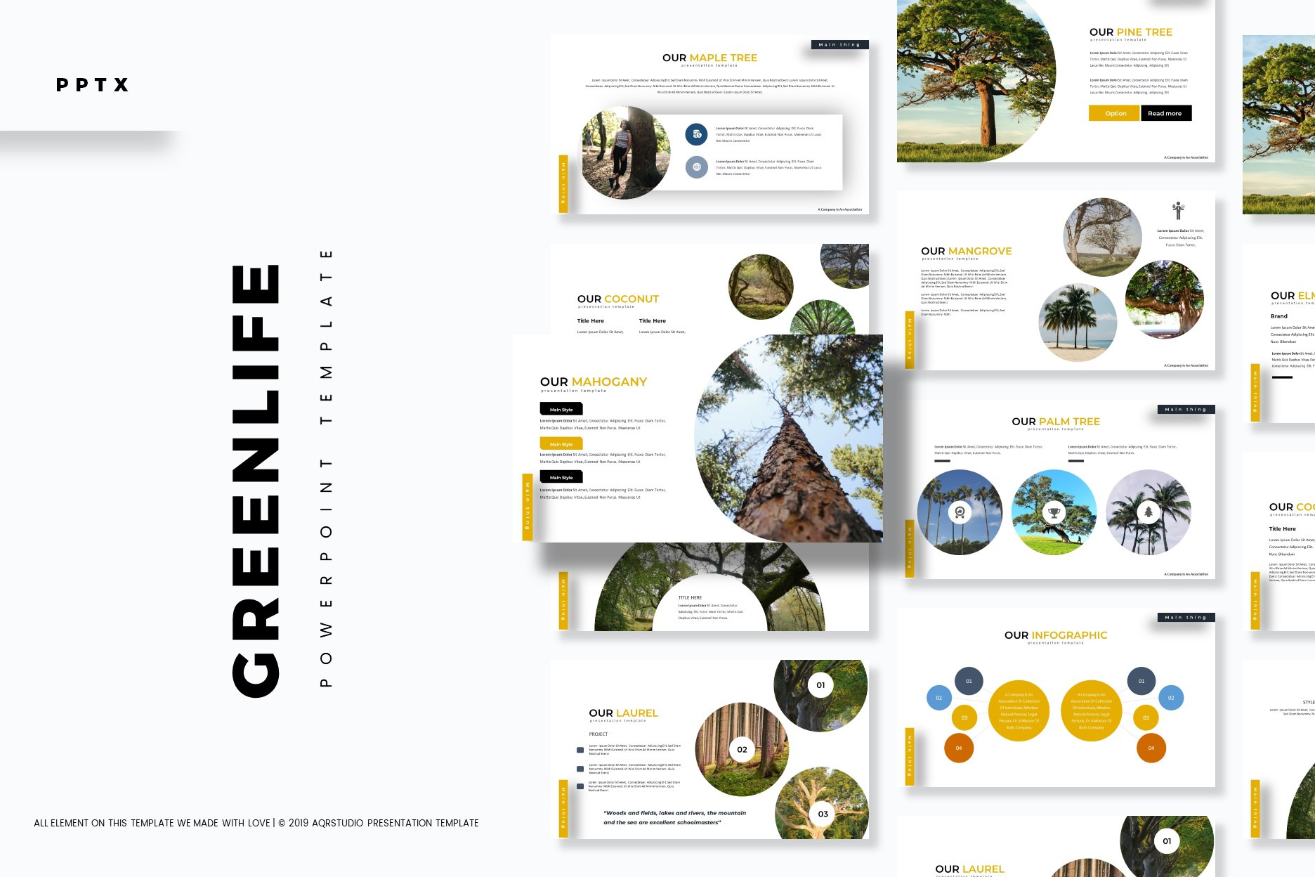 Greenlife - Powerpoint Template | Presentation Templates ~ Creative Market