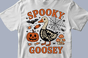 Spooky Goosey Halloween PNG, a Graphic by olgasallom (Thumbnail 3 of 3)