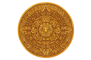 Mayan calendar. Maya civilization, an Illustration by Stock-Smart-Start