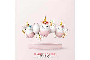 Happy Easter Holiday Card