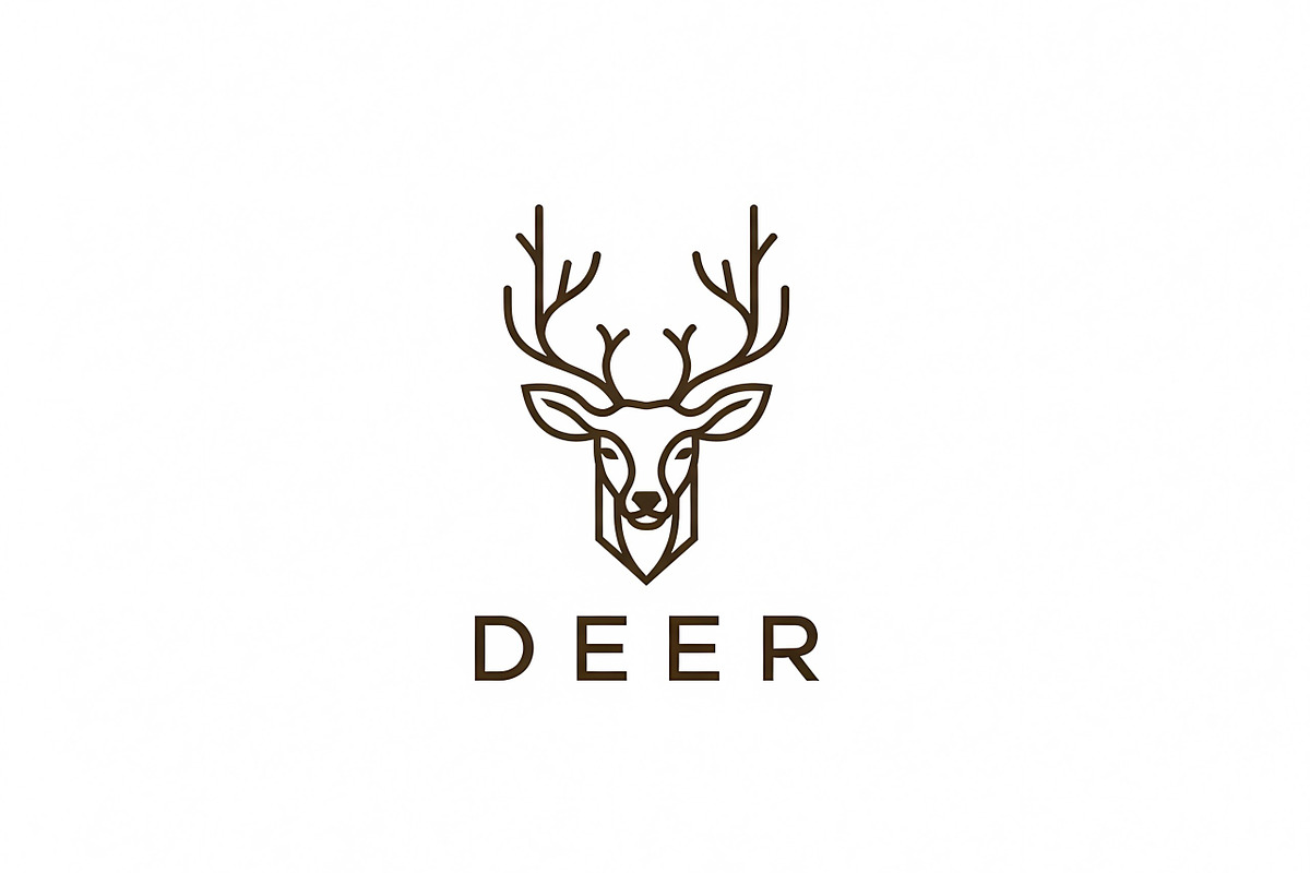 Minimal Deer Logo, a Branding & Logo Template by Logocreative (Photo 1 of 2)