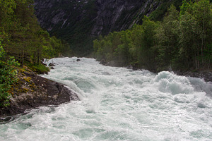 River  flowing through a forested va