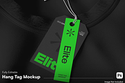 Tag Mockup - Minimal Label View, a Merchandise Mockup by graphicsauce (Thumbnail 1 of 4)