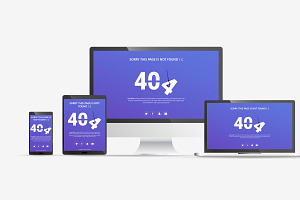 404 Responsive Page