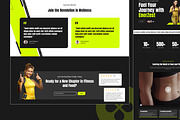 EnerZest - Fitness Website Template, a Landing Page Template by EGO Creative Innovations (Thumbnail 4 of 5)