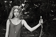 Black and White Forest Portrait, a Beauty & Fashion Photo by Chris Joel Campbell (Thumbnail 2 of 2)