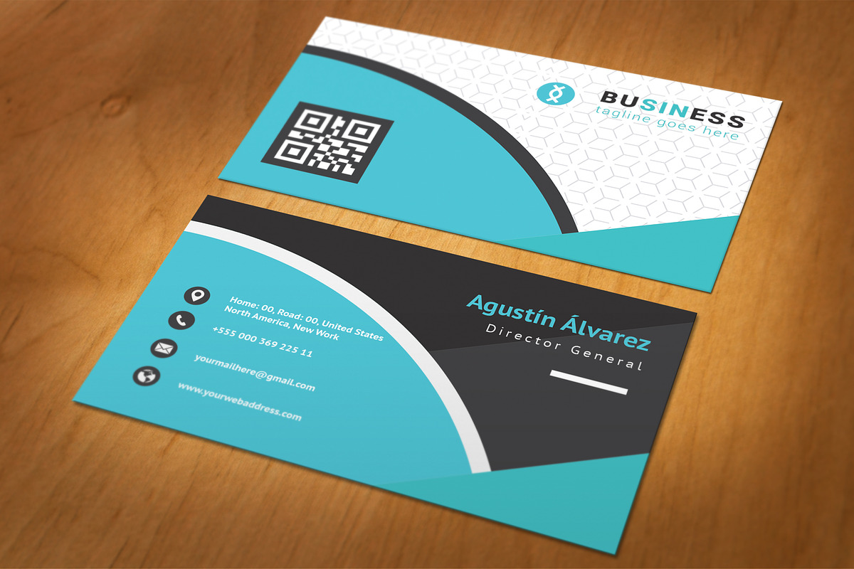 Business Card, a Business Card Template by ZAAS (Photo 3 of 3)