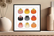 Watercolor Cute Pumpkins, Fall Clipa, an Illustration by DreamCafeArt (Thumbnail 4 of 6)