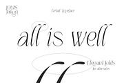 LOUIS felligri | Serif Display Font, a Serif Font by Jolicia Type (Thumbnail 3 of 15)