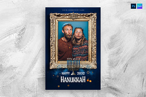 Hanukkah Flyer Template, a Flyer Template by BrandPacks