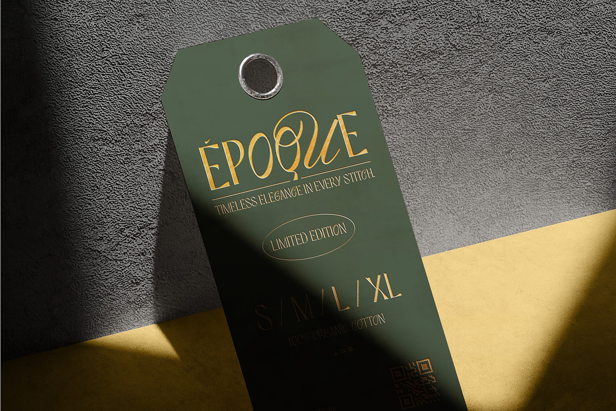 Cassline Font + 5 Premium Mockups, a Serif Font by Nollev (Photo 11 of 12)